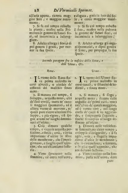 Istoria della generazione dell'uomo, e degli animali, se sia da ...