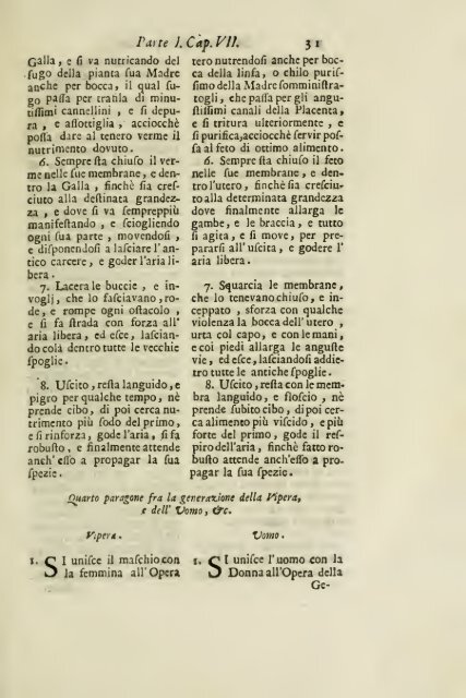 Istoria della generazione dell'uomo, e degli animali, se sia da ...