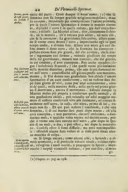 Istoria della generazione dell'uomo, e degli animali, se sia da ...