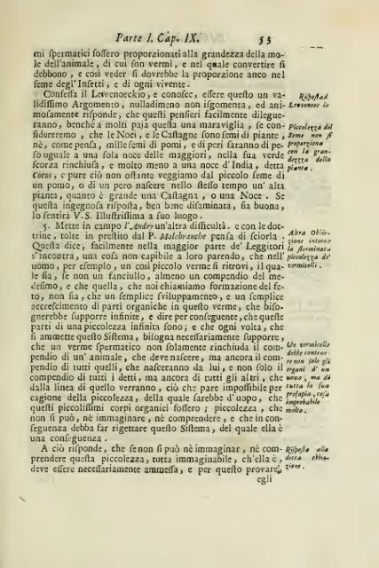 Istoria della generazione dell'uomo, e degli animali, se sia da ...