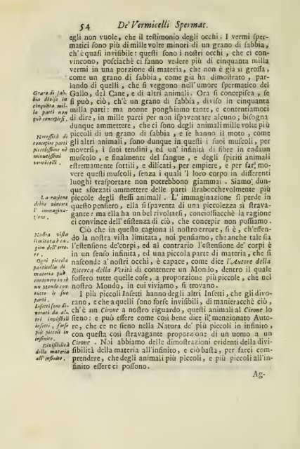 Istoria della generazione dell'uomo, e degli animali, se sia da ...