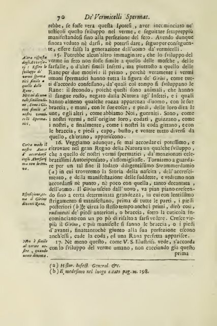 Istoria della generazione dell'uomo, e degli animali, se sia da ...