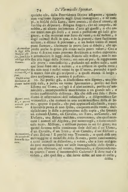 Istoria della generazione dell'uomo, e degli animali, se sia da ...