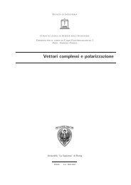 Vettori Complessi e Polarizzazione (pdf 221K) - Nettuno