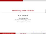 Modelli Log-lineari Bivariati - Skuola.net