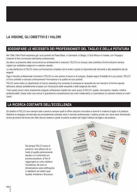 Scarica il Catalogo Generale FELCO - Costruiamoinsieme.ch