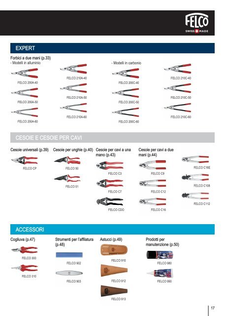 Scarica il Catalogo Generale FELCO - Costruiamoinsieme.ch