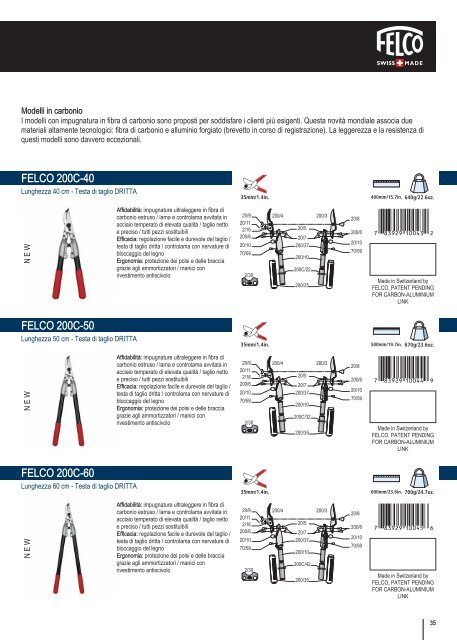 Scarica il Catalogo Generale FELCO - Costruiamoinsieme.ch