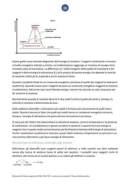 Riassunti di chimica organica dal libro Hart 2011 versione con ...