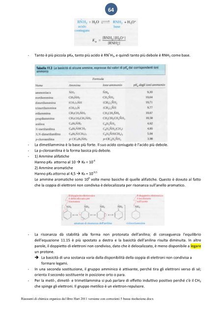 Riassunti di chimica organica dal libro Hart 2011 versione con ...