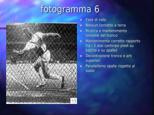 La tecnica del lancio del disco in 11 fotogrammi ... - Fidal Piemonte