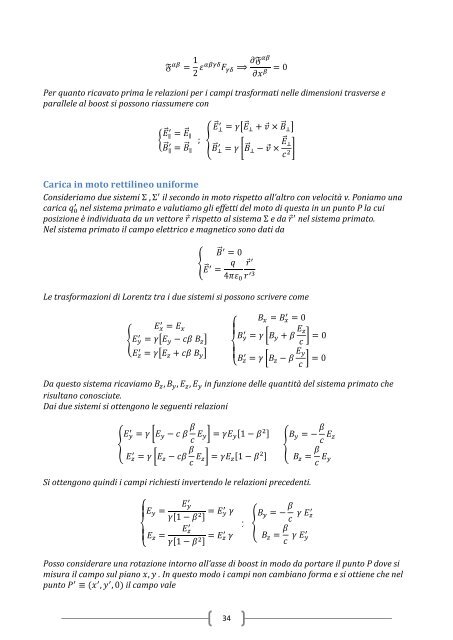 Appunti di Fisica bII (Elettrodinamica) - Guido Cioni