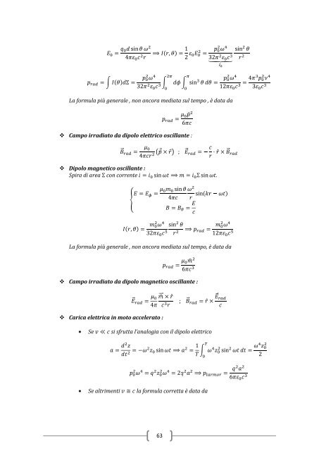 Appunti di Fisica bII (Elettrodinamica) - Guido Cioni