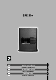 SRE 30x - Manual