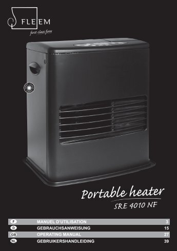 Portable heater SRE 4010 NF - Chant Europe