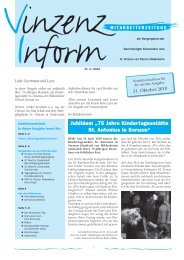 Jubiläum „75 Jahre Kindertagesstätte St. Antonius in Sorsum“