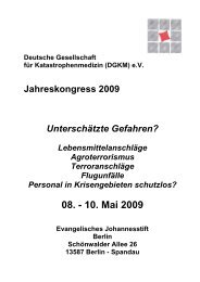Aktuelles Kongress-Programm 2009 - Deutsche Gesellschaft für ...