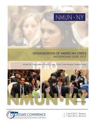 Organization of American States - National Model United Nations