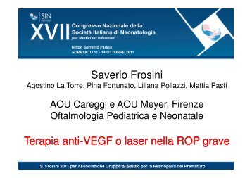 S. Frosini - Congresso 2011