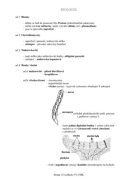 Biologie