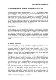 Aerodynamic analysis involving moving parts with ... - MSC Software