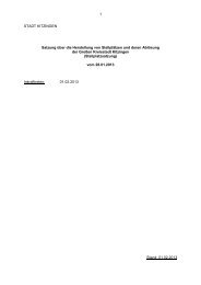 Satzung über die Herstellung von Stellplätzen und ... - Stadt Kitzingen