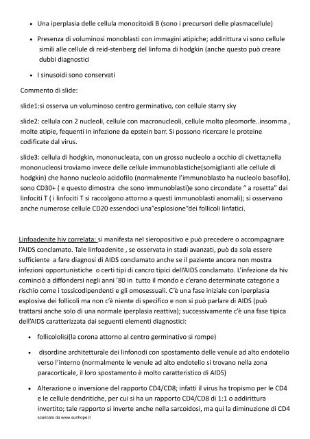 Sbobinature complete Anatomia Patologica - SunHope