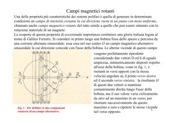 Motore asincrono -- campo magnetico rotante (diportisti)