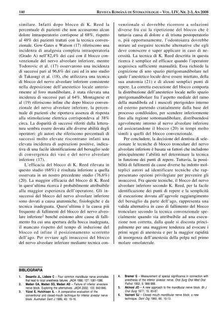 confronto fra la tecnica convenzionale e di kenneth reed ... - medica.ro