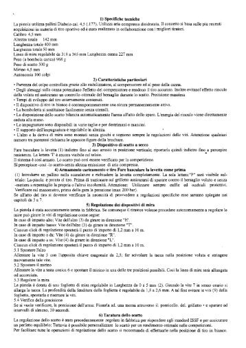 Istruzioni di Tiro in Italiano della Steyr ad Aria LP10 - TSN Bagheria