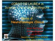 Le strutture cerebrali - Neurofisiologia.unige.it