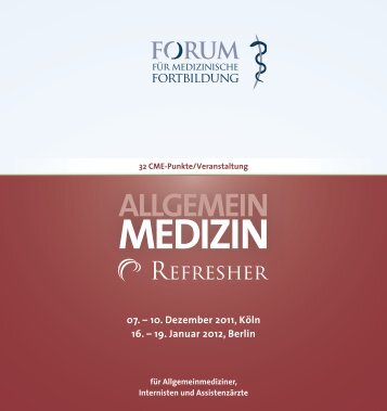 MEDIZIN - Forum für medizinische Fortbildung