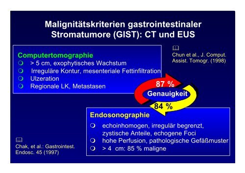 Probleme von Differentialdiagnostik und präoperativem Staging ...