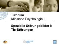 Tic-Störungen