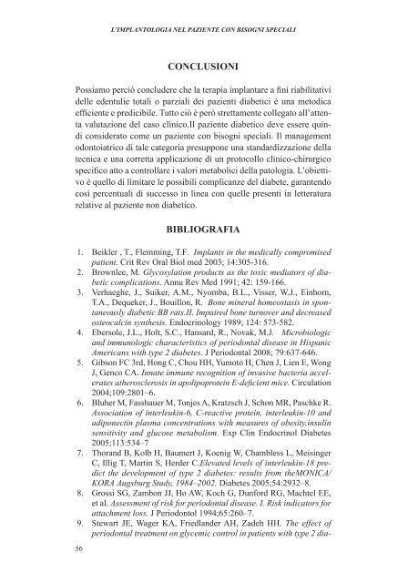 l'implantologia nel paziente con bisogni speciali - Università degli ...