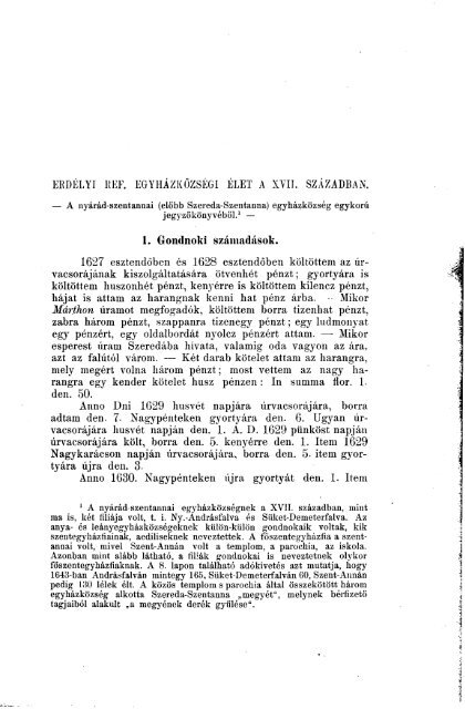 Magyar protestáns egyháztörténeti adattár. I. Budapest 1902.