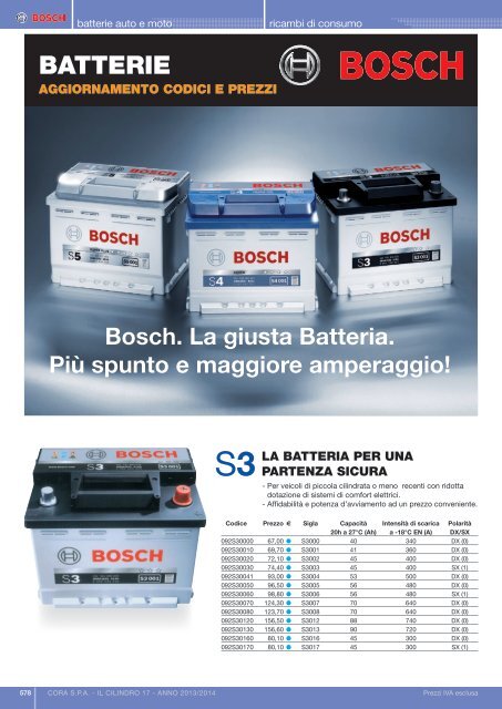 Batería De Coche 60 Ah 540 A EN Bosch S4004 - AG baterías