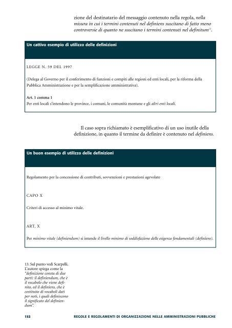 Regole e regolamenti di organizzazione nelle - Magellano