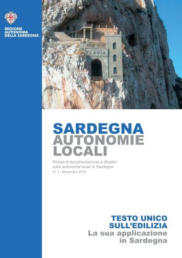 "Testo Unico sull'edilizia – La sua applicazione in Sardegna" [file.pdf]