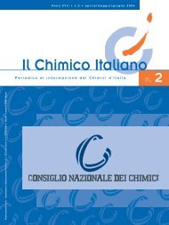 Il Chimico Italiano - Consiglio Nazionale dei Chimici