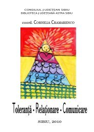 Toleranţă – Relaţionare – Comunicare - Biblioteca Judeteana ...