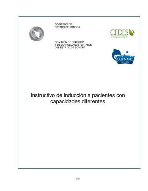 Manual de Procedimientos Dirección General del Delfinario