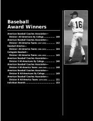 2002 NCAA Baseball and Softball Records Book