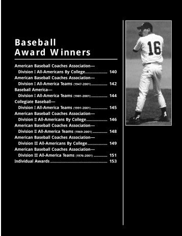 2002 NCAA Baseball and Softball Records Book