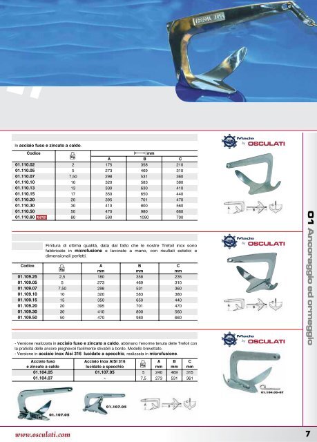 Staffa ad U 50 mm - 02.040.85 - Osculati - Accessori e ricambi per carrelli  trasporto imbarca