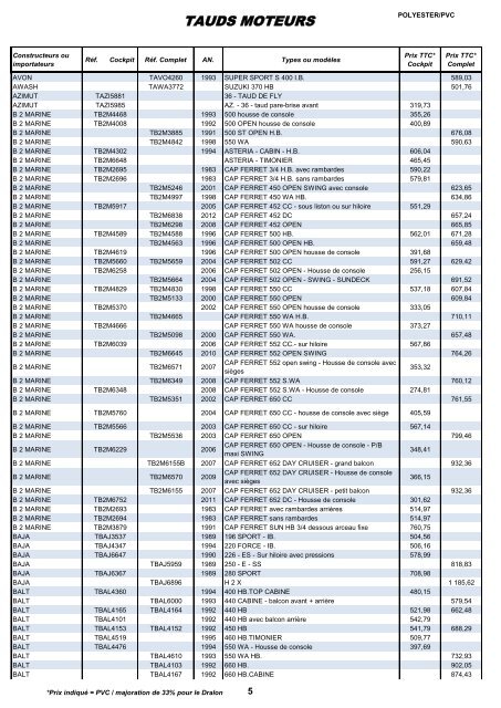 TAUDS MOTEURS - Astc-france.com