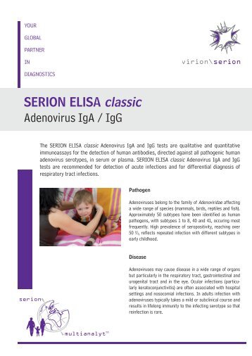 SERION ELISA classic Adenovirus IgA / IgG - virion\serion