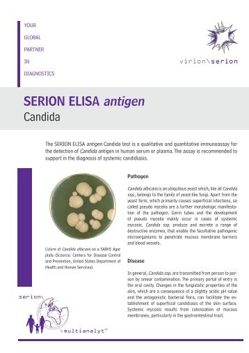 SERION ELISA antigen Candida - virion\serion