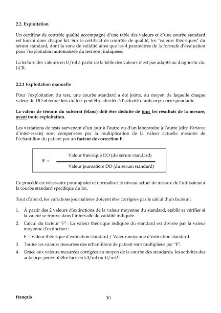 Diagnostic LCR SERION ELISA classic - virion\serion