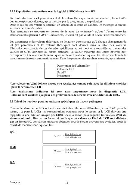 Diagnostic LCR SERION ELISA classic - virion\serion